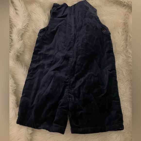 Janie & Jack Velvet Romper for 18-24 months. Lots of life left. Very soft. - Picture 4 of 5